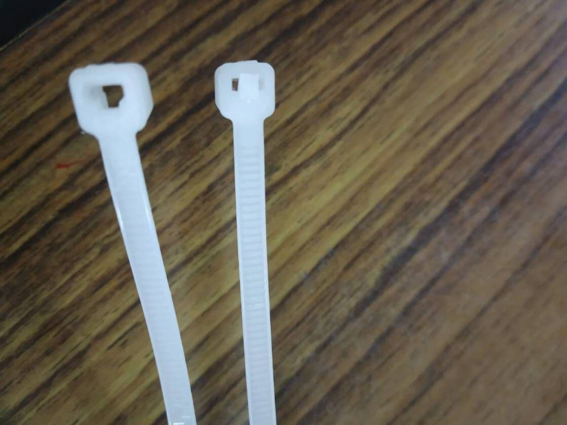Nylon Cable Tie 250 x 4.8 mm white pack of 100