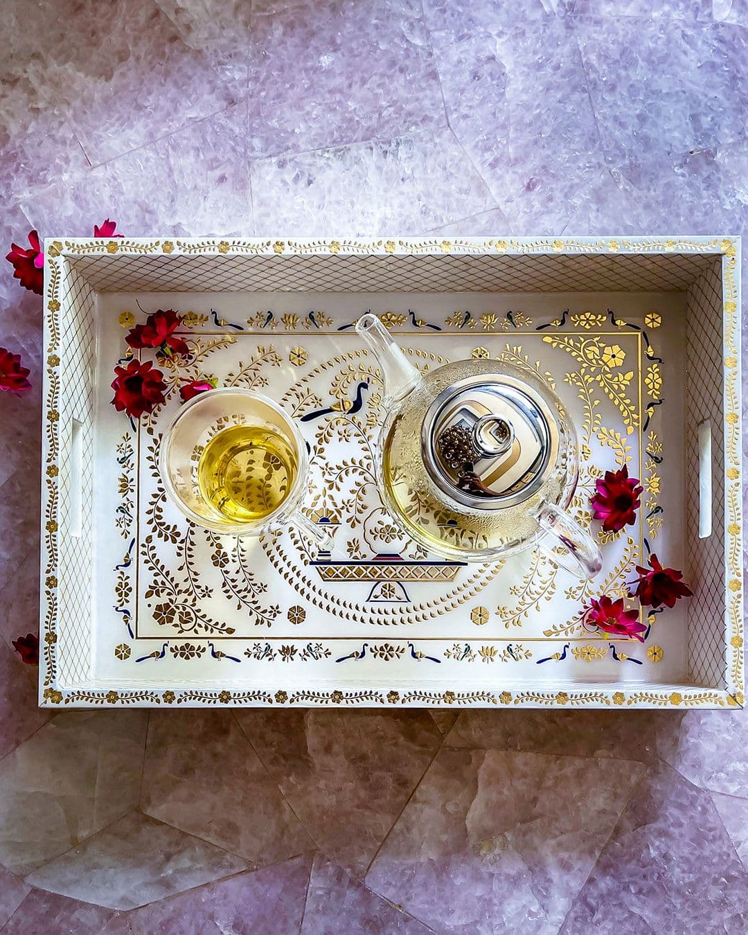 Peshkari Gold Tray Medium