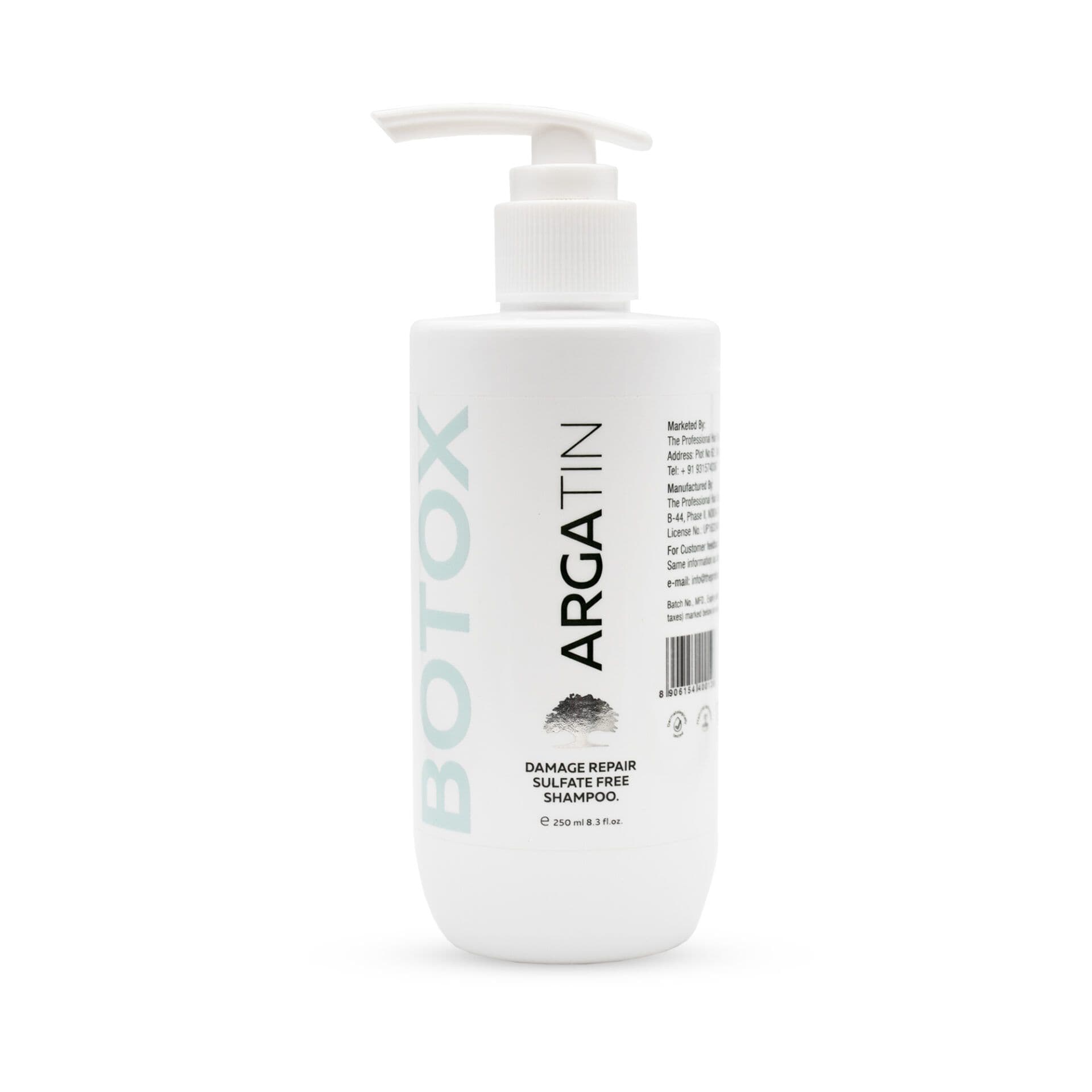 Argatin Damage Repair Sulphate Free Shampoo for Dry and Frizzy | Nourishing | Straighter and Smoother Hair 250ml