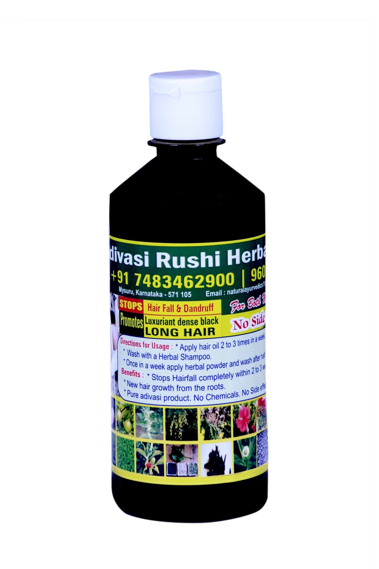 Adivasi Rrushi Herbals 250ML , 500ML, 1000Ml HAIR OIL Hair Oil