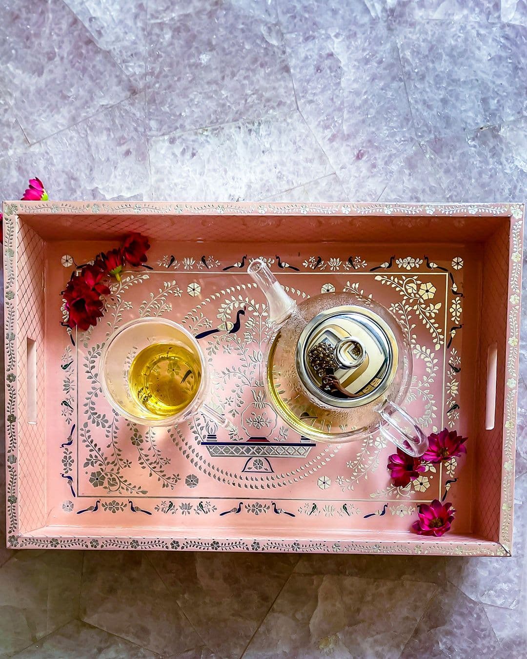 Peshkari Peach Tray Large