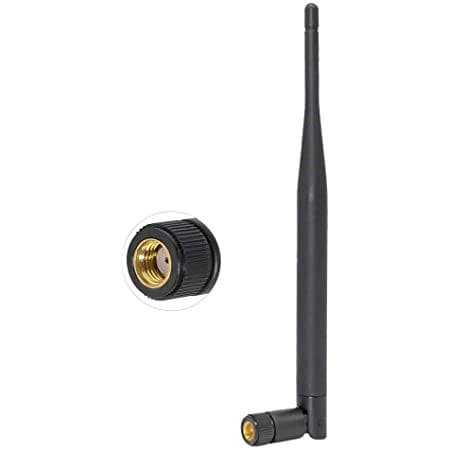High Gain 5dBi Rubber Duck Antenna for 4G LTE WiFi Wireless Router, Ham Radio, Cars, Trucks with Magnetic Mount Base 3 Meter RG174 Extension Cable SMA Male Connector
