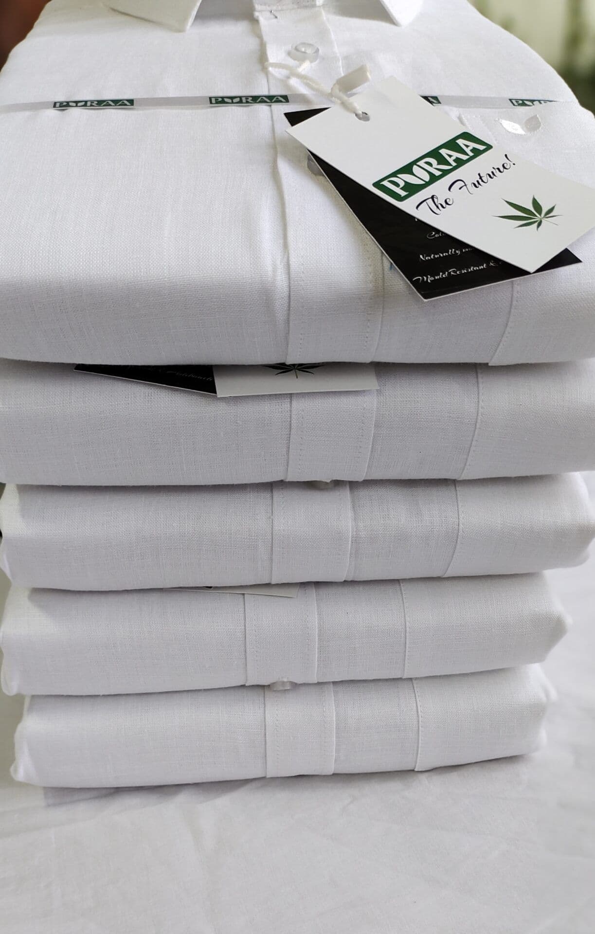Premium Hemp White Shirt