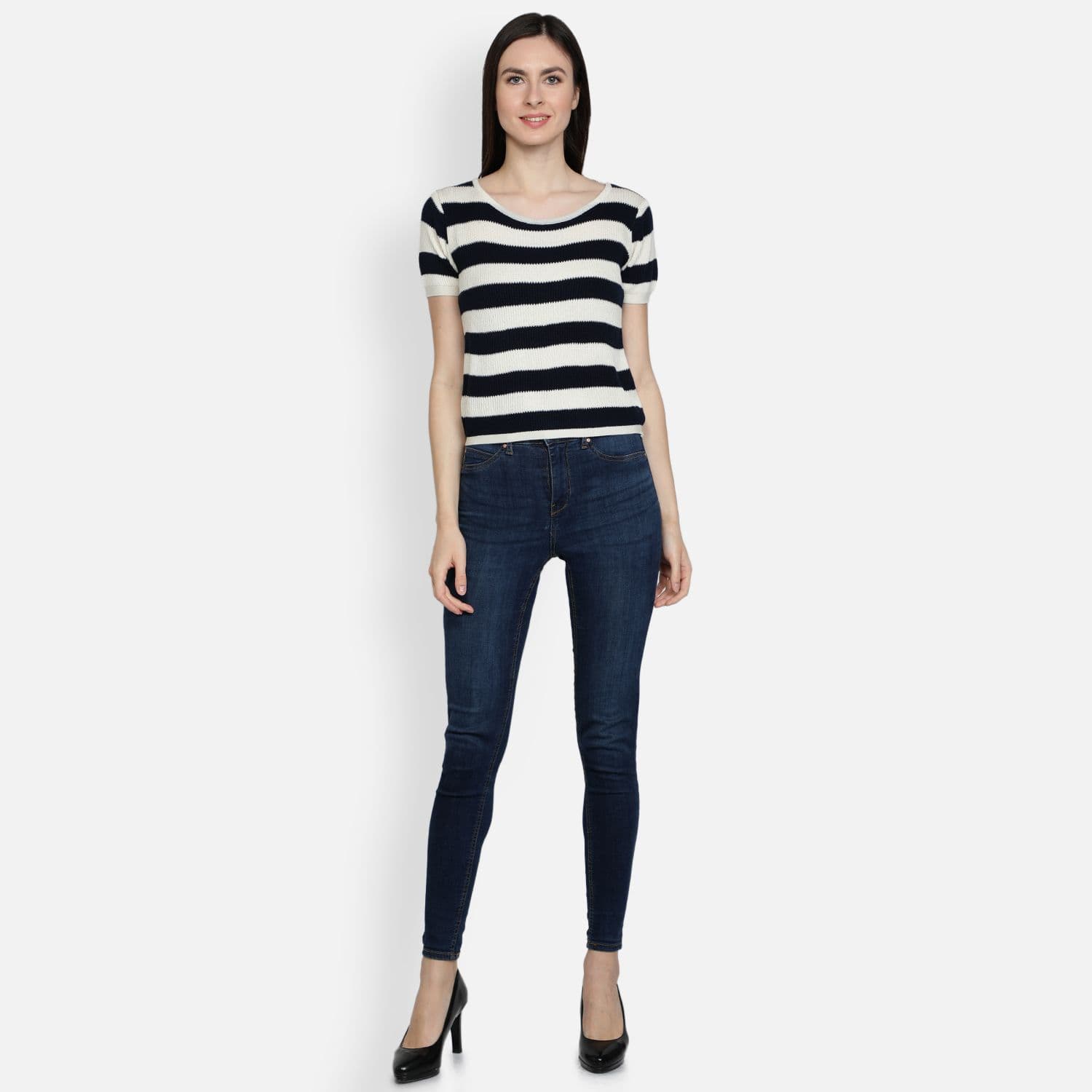MISS18-TOP WHITE+BLACK