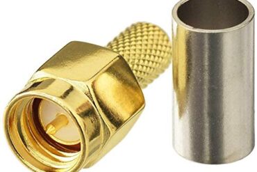 SMA Male Plug Crimp RF Connector for RG58 RG142 RG400 Cable
