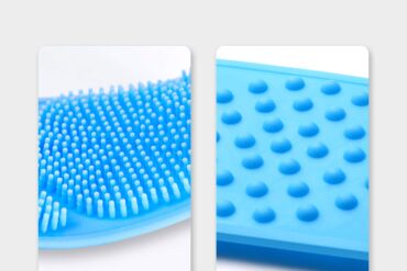 Silicone Back Scrubber Bath Belt Double-Sided Massage Body Wash Brush Shower Exfoliating Belt Removes Bath Towel, Cleaning Tools for Men and Women
